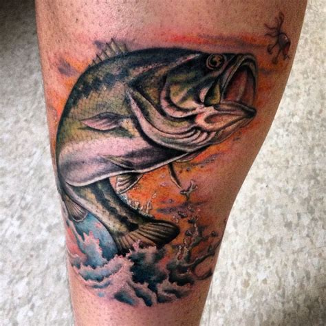 tattoo fishing|10 Fishing Tattoos That Actually Look。